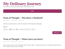 Tablet Screenshot of myordinaryjourney.com